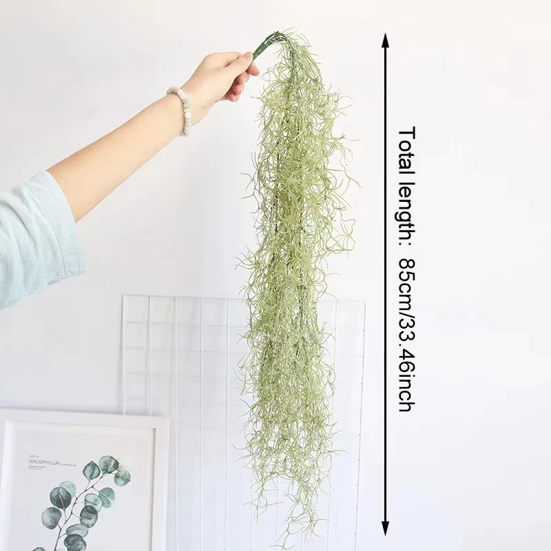 Elegant 85cm Artificial Green Hanging Vine Decor