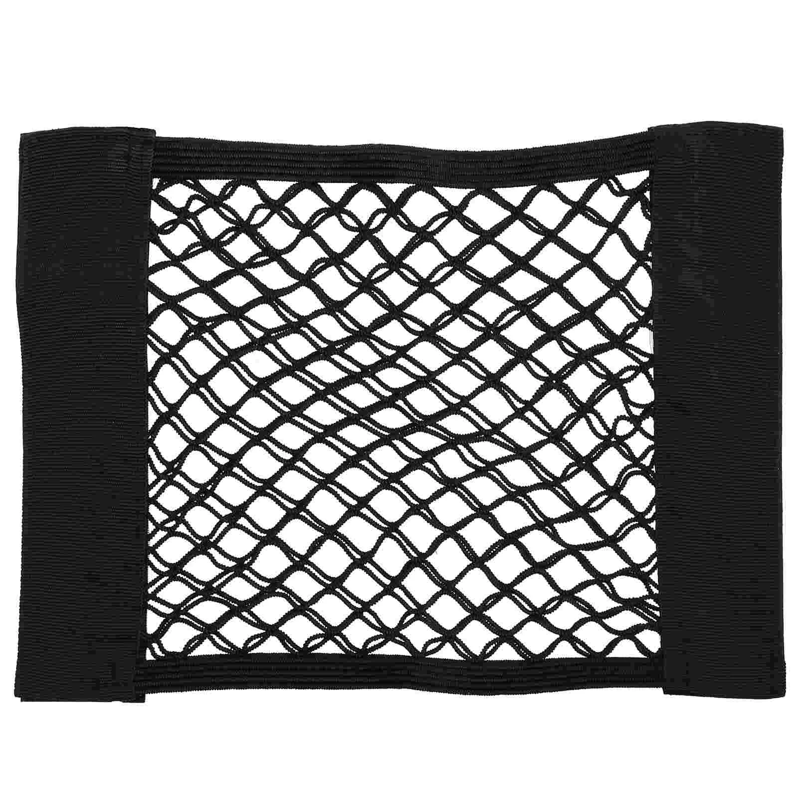 

2 Pcs Net Storage Pocket Double Layer Small Cargo Trunk Automotive Nets