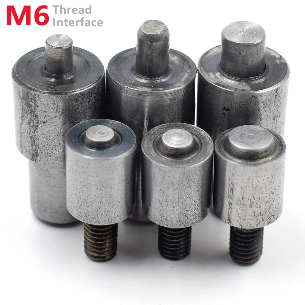 Metal Hole Eyelet Mold 12mm/6M Thread Press Eyelets Grommet Fasten Tool Die Set for Pression Machine