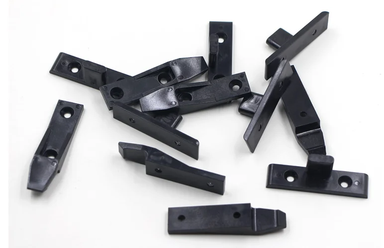 100Pcs/Lot Black Plastic Quick Fitting Furniture Panel Joint Bracket Push-On Clip Corner wall panel hanging clip