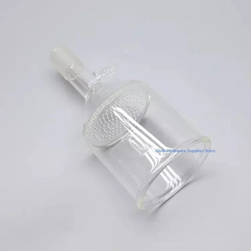 Lab Separatory Funnel Lab Glass Supplies 1pcs 30ml To 1000ml 24# Standard Grinding Port Filter Funnel Honeycomb Plate Funnel with Side Suction Mouth