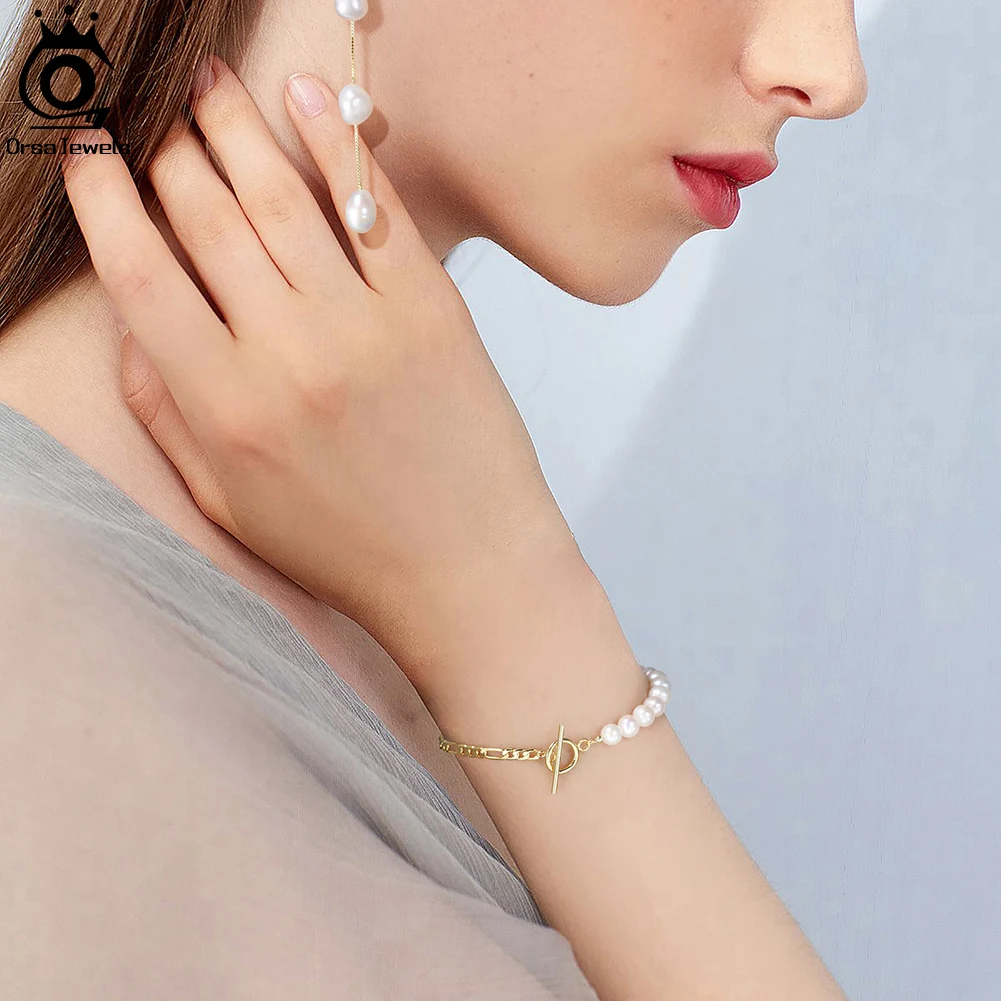 ORSA JEWELS 14K   ̾Ƹ  ǰ ũ ü   ٷũ  , OT  ɼ GPB06