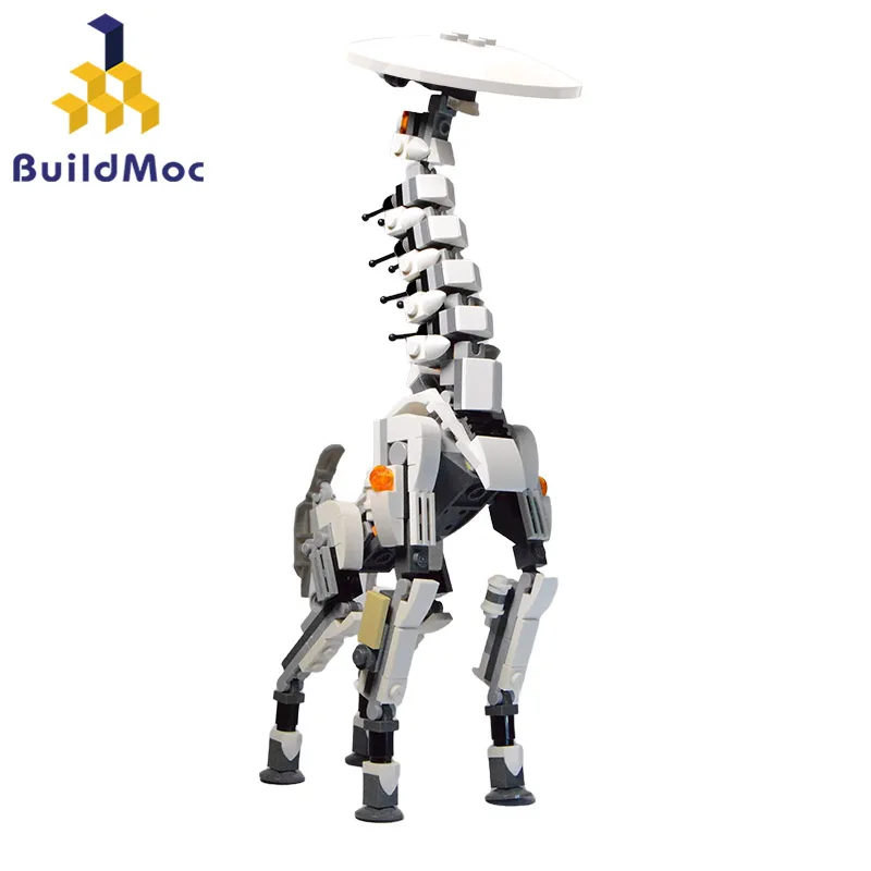 

Конструктор Horizon Mecha с длинным горлом Монстр BuildMoc, набор строительных блоков Zero Dawn, Западный олень, игрушка «сделай сам», подарок для детей