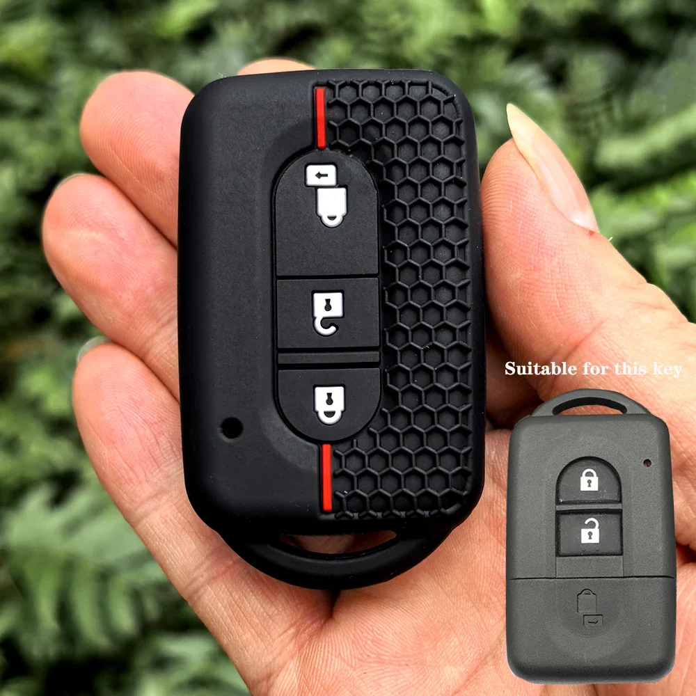 New Key Case Cover for Nissan Qashqai J10 Tiida Micra X-Trail NV200 Navara Pathfinder Juke Key Fob Key Holder Car Accessories 2