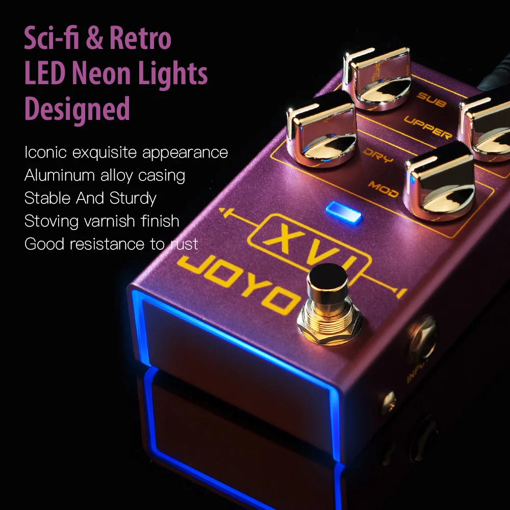 R-13 XVI Octave Pedal with Modulation Effects and Independent Octave Adjustment