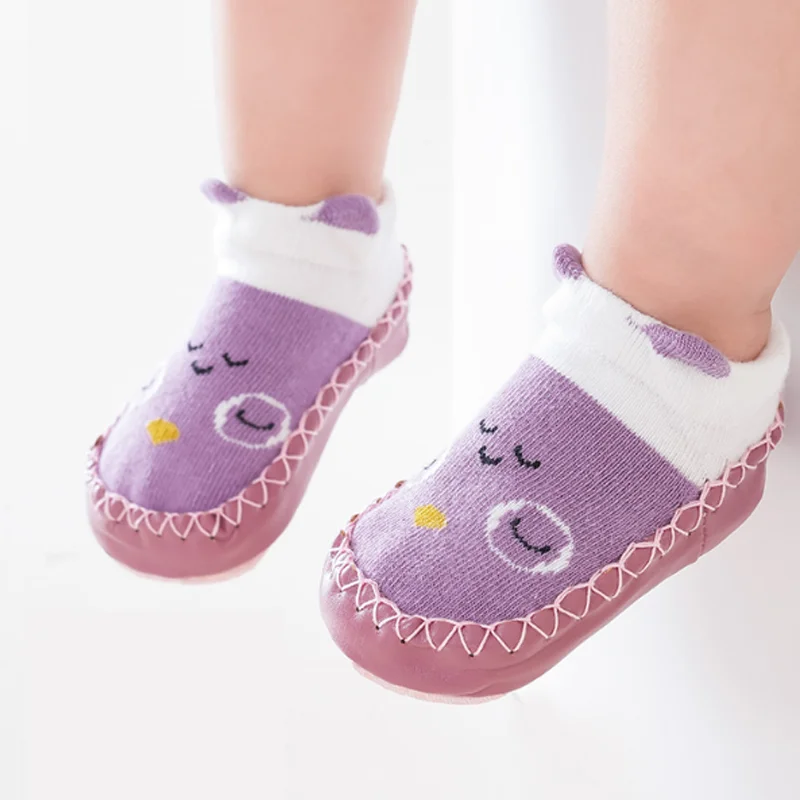 New autumn anti slip baby walking shoes foot socks