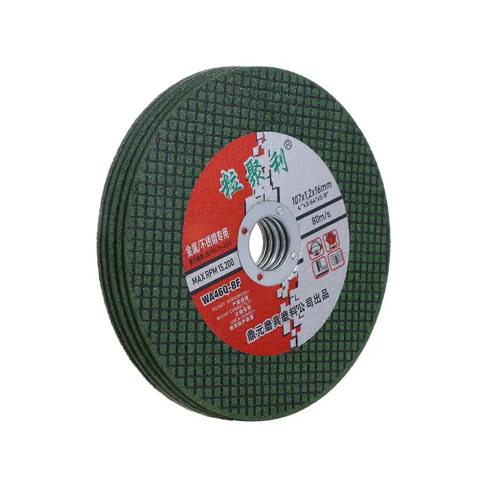 5Pcs 4Inch Metal Cutting Disc Resin Fast Cut Off Wheel Discs Grinding Circular Polishing Saw Blade Angle Grinder
