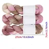 3PCS 300g Set Gradient Hand-Dyed Wool Blend Yarn for DIY Knitting Scarves Sweaters 270Meter/Roll Rainbow Magic Ball Yarn 4
