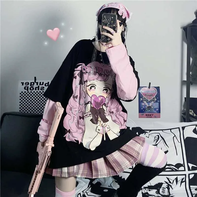 Felpa Bambina con Cappuccio Invernale Fashion Carino Felpe Ragazza