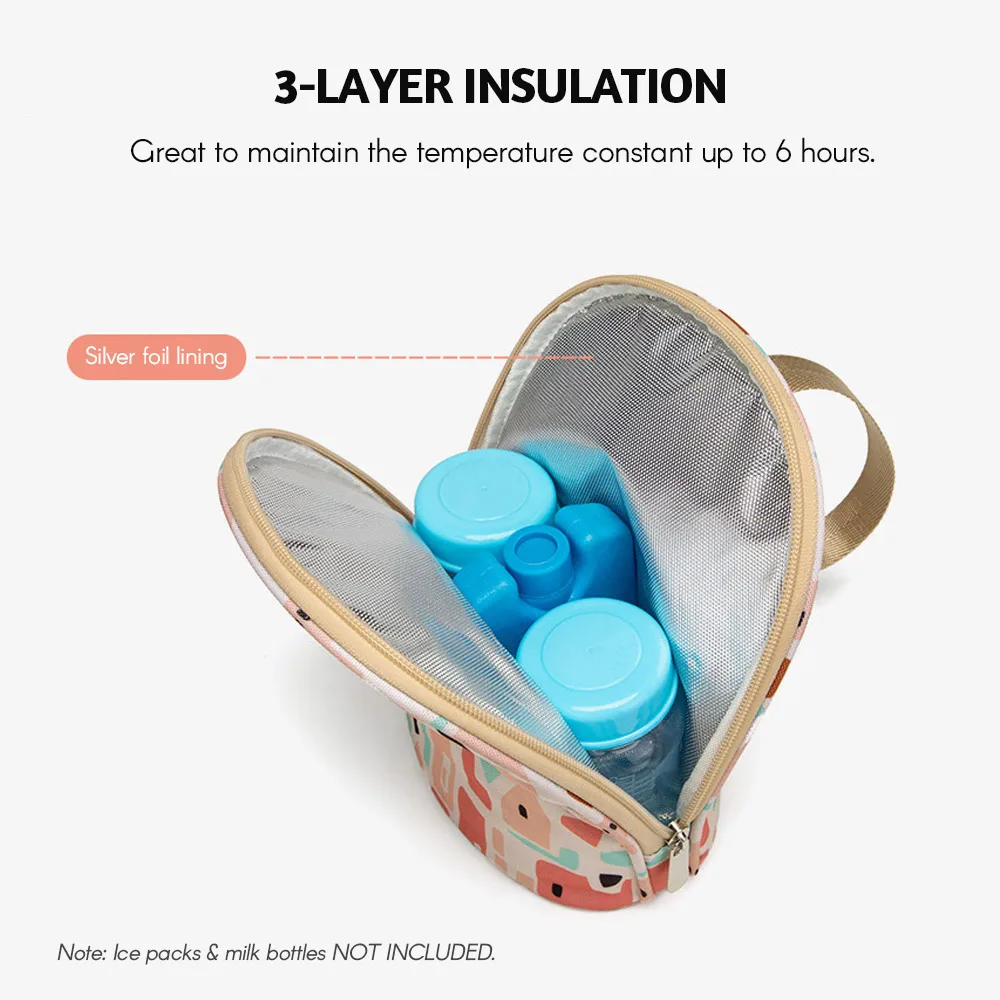 Momcozy Draagbare Moedermelk Koeltas  650ml  360 Koeling Tot 18u Bewaar 2 Babyflesjes Voeding Fietsvriendelijk Lekvrij 3350248280