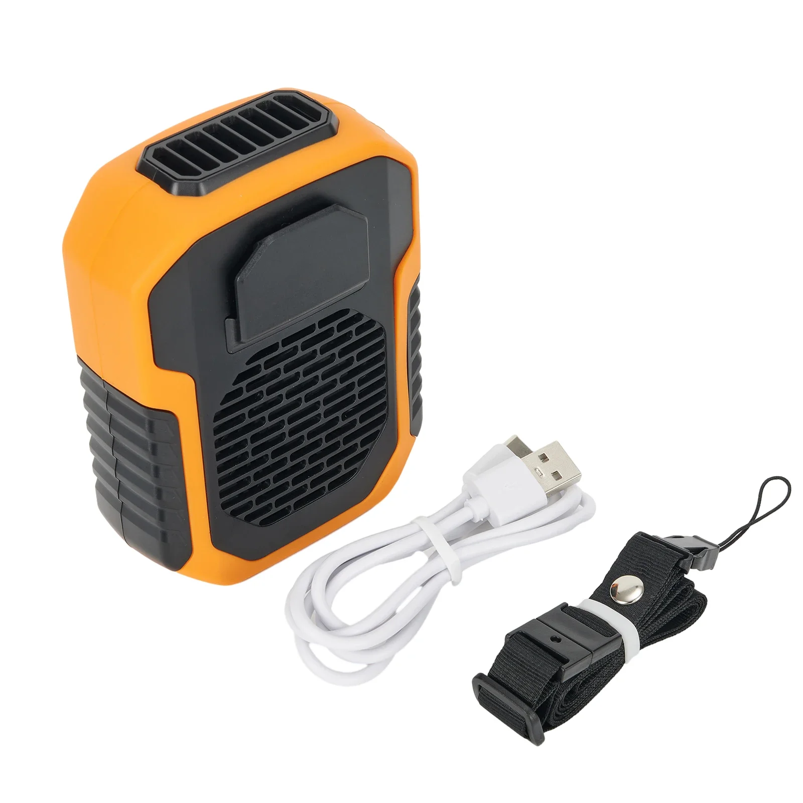 Belt Fan Waist Clip Fan 3 Speed 6000mAh Neck Hanging Cooler USB Rechargeable With Charging Cable Outdoor Summer