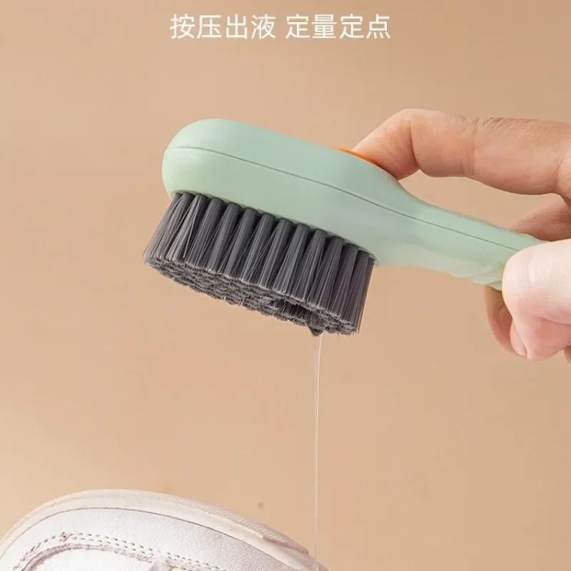 Shoe Brush Multifunctional Cleaning Soft Automatic Liquid Shoe Clothes Board Cleaner 1Pcs