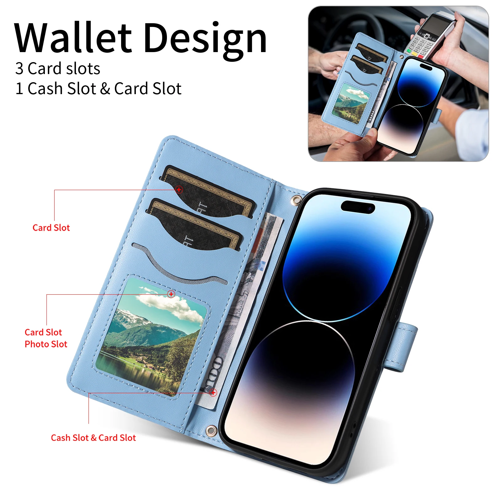 Leather Wallet Case