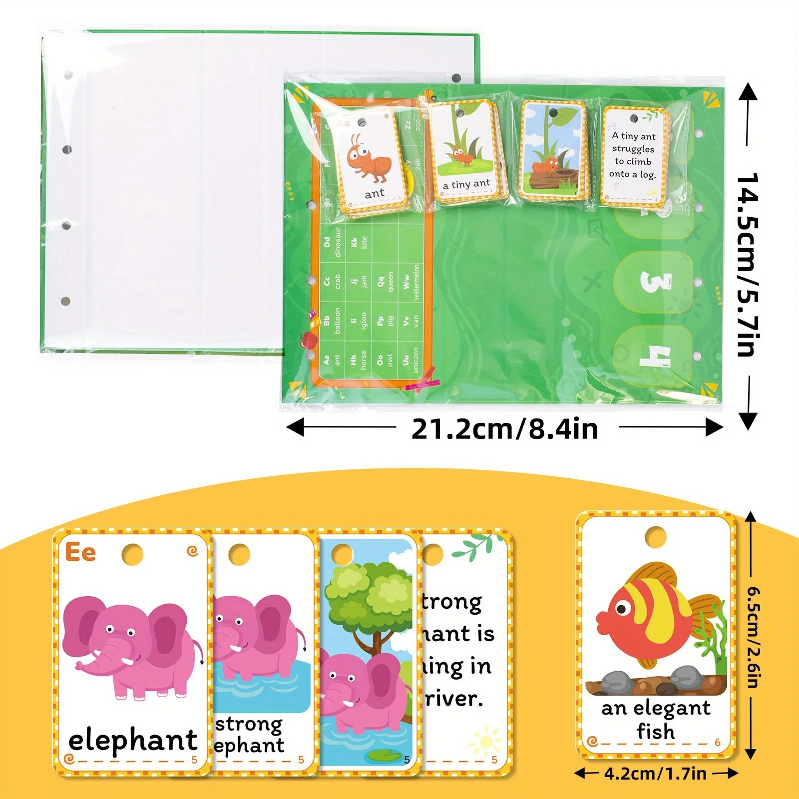 Educational Learning Toy Phrase Training Flip Chart Activity Educational Learning Tool Word Games Special Education Speech Therapy Teacher Teaching Aids