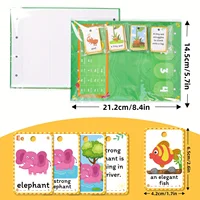 Phrase Training Flip Chart Activity Educational Learning Tool Word Games Special Education Speech Therapy Teacher Teaching Aids 2