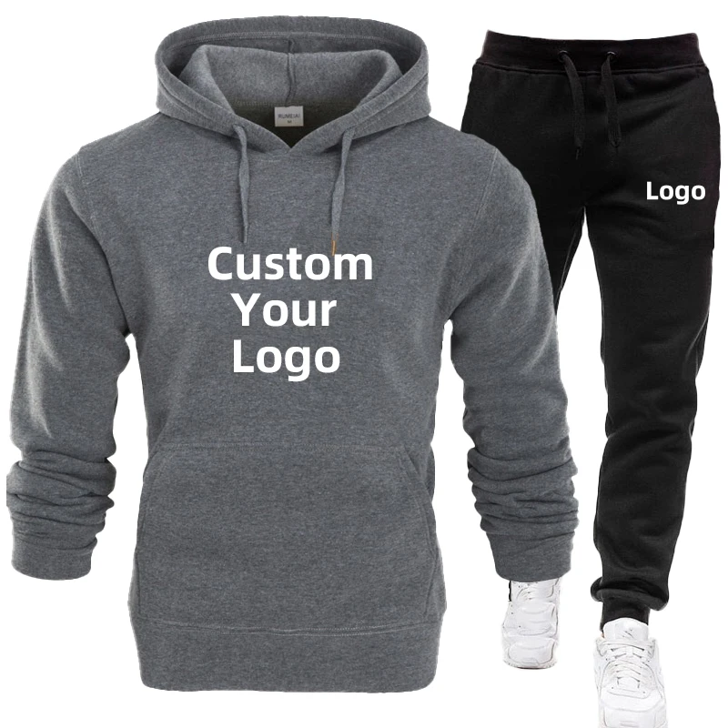 Customise your logo Sports Wear for Men Tops and Trousers Set Casual Jogging Suit Streetwear Men's Jogging Suits S-4XL 4