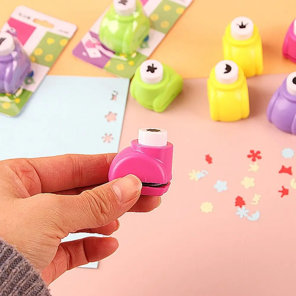 

Multi-shape Hole Punch Convenient DIY Craft Tool Paper Shaper Cutter Plastic Tags Craft Punch Kids Children