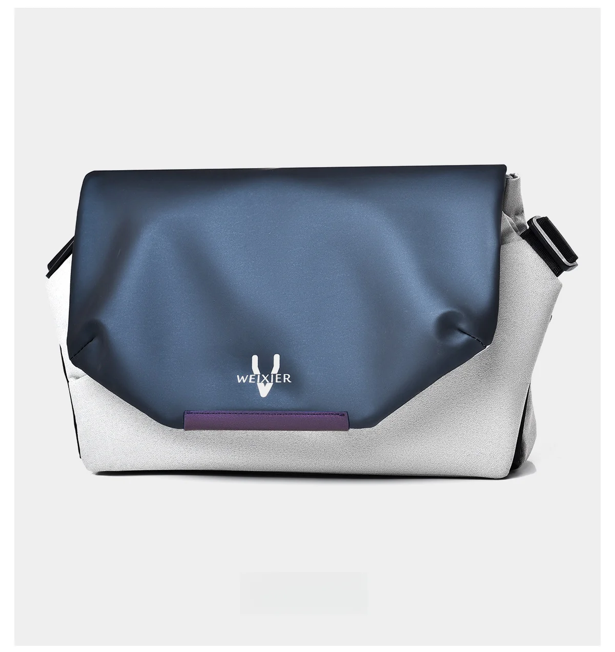 Summer crossbody high-end Oxford cloth cycling shoulder bag, large capacity, trendy men's leisure bag_voghion.com