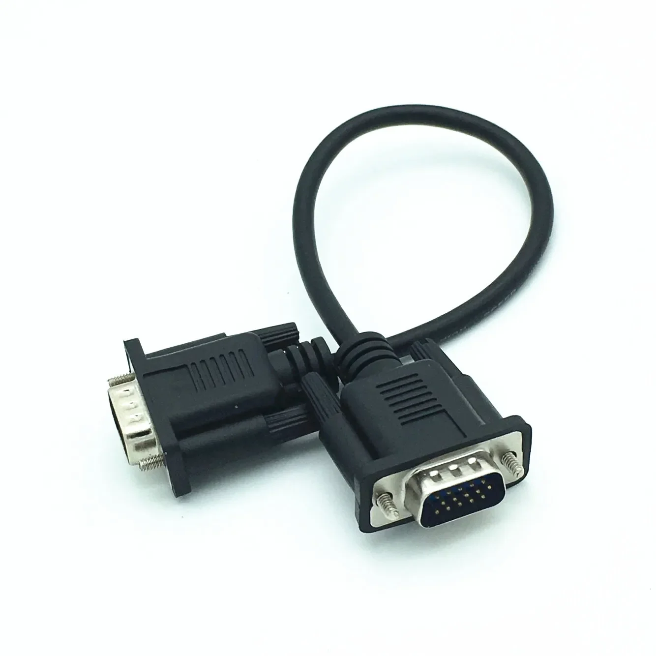 30cm VGA Short Cable HD Full 15 Pin Male to Female Male RGB Cables Cord Wire Line Copper Core PC Computer Monitor Projector vga cable adapter vga cable