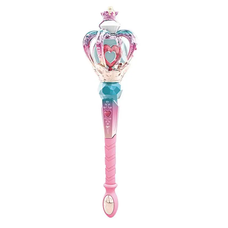 

Princess Wands For Little Girls Fairy LED Princess Wands Crown Wand Toy Sparkling Fairy Wand With Light And Sound Angel Wand