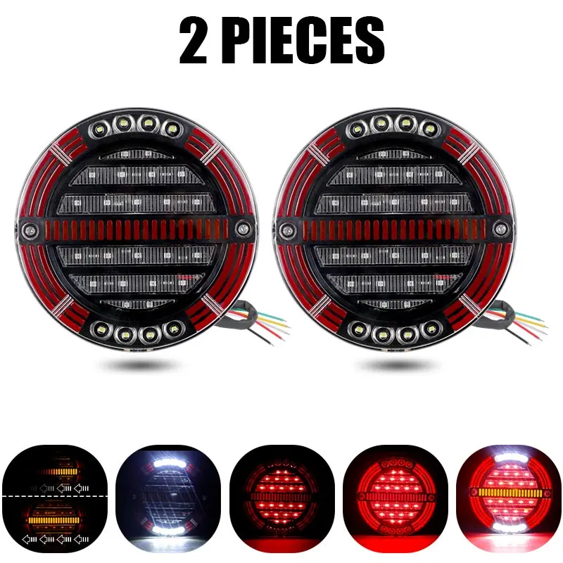 ตัวเลือกสินค้า ไฟท้าย LED ทรงกลม ไฟเลี้ยว Sequential ครบจบในตัว