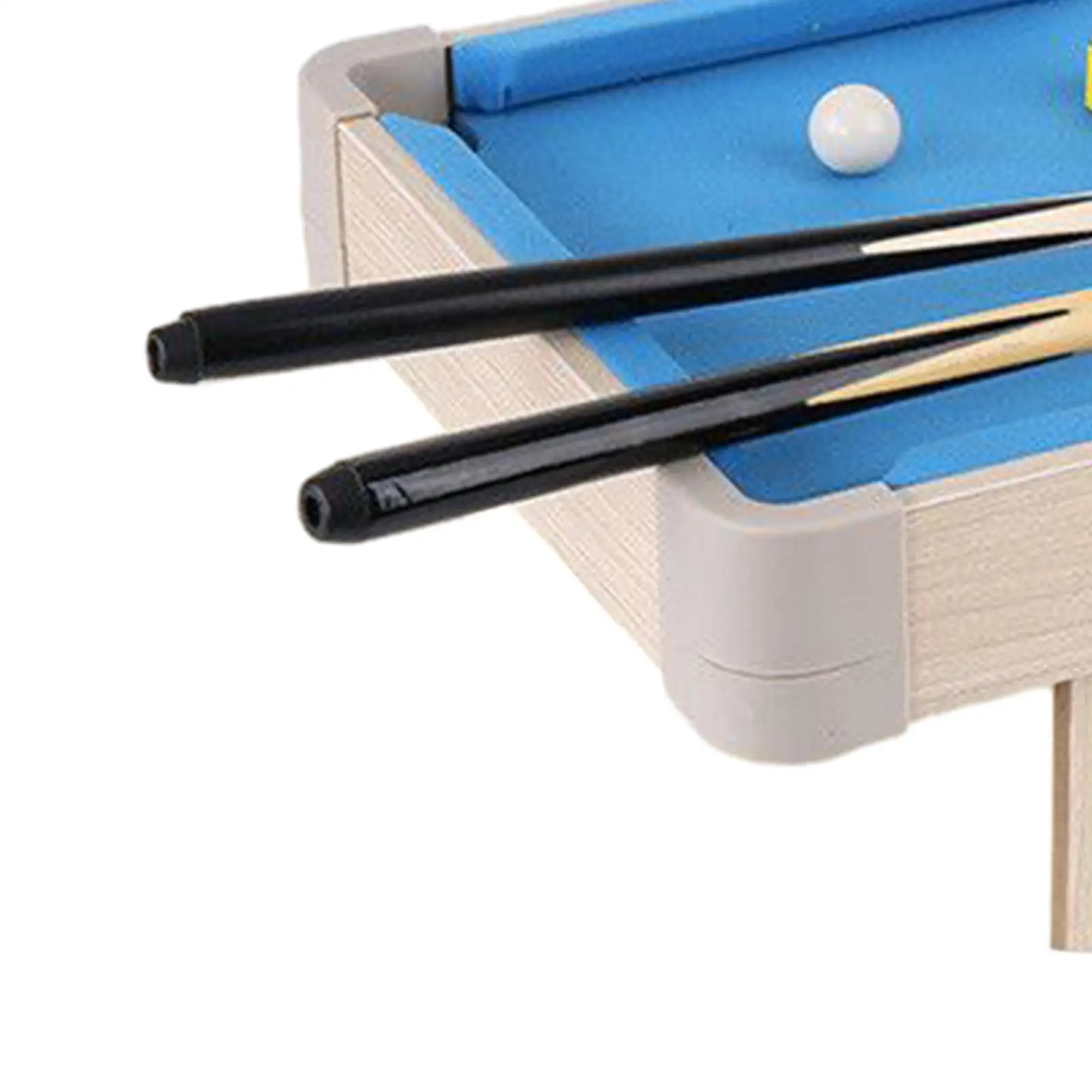 Mini Pool Table Set Parent Child Interaction Home Office Portable Chalk,
