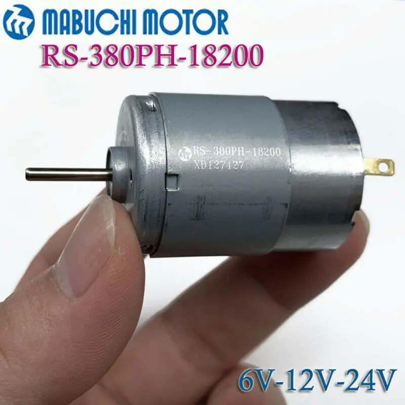 Mabuchi Rs380ph18200 Escova de Carbono Motor Elétrico dc 6v- 24v 11190rpm Longa Vida para Aspirador de pó Impressora Fax Misturador