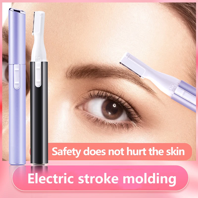 Eyebrow trimmer electric multifunction washable ladies mens eyebrow trimmer razor do not hurt skin baby
