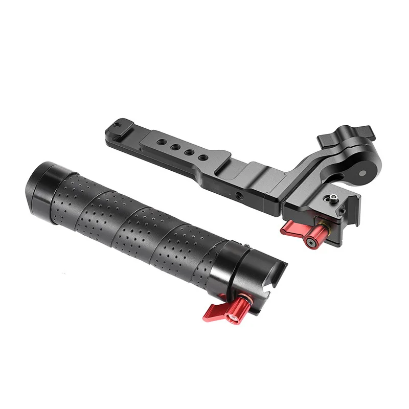 

UURIG Sliding Handle Handgrip Stabilizer Gimbal Stabilizer Extension Handle with Cold Shoe 1/4 Screw for Ronin S2/ Ronin SC2