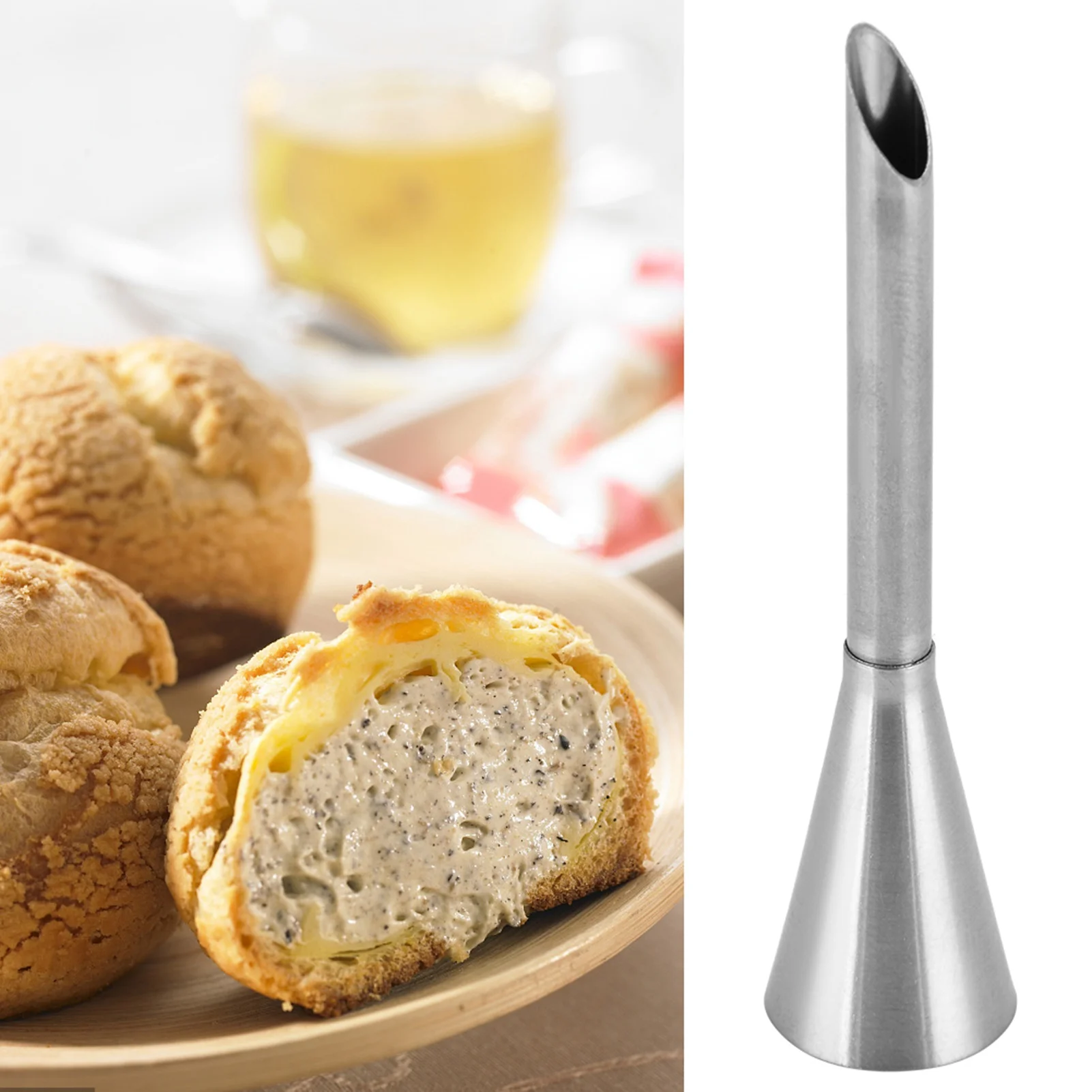 Icing Piping Nozzles Tips Cream Butter Filler Tool Puff Mouth Cake Decorating Tool cake decorating tips