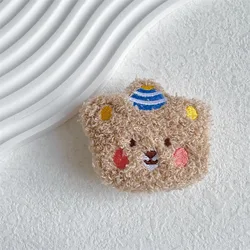 Adorable Fluffy Cartoon Plush Phone Holder and Grip Stand (K)