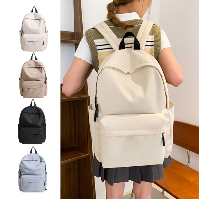 Sac à dos à bandoulière simple pour fille, sacoche d'école portable en  nylon de haute qualité - AliExpress