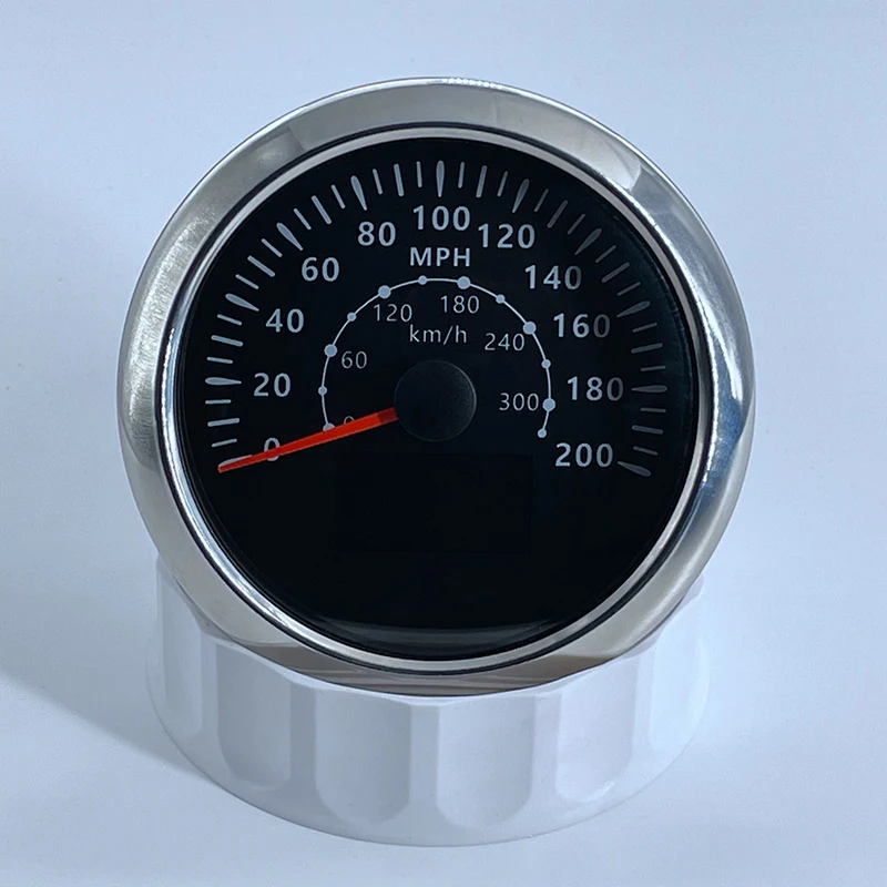 GPS 속도계 LCD 디스플레이 속도 주행 거리계, 자동차 보트 마린용, COG 여행 총 주행 거리, 3 in 1, 85mm