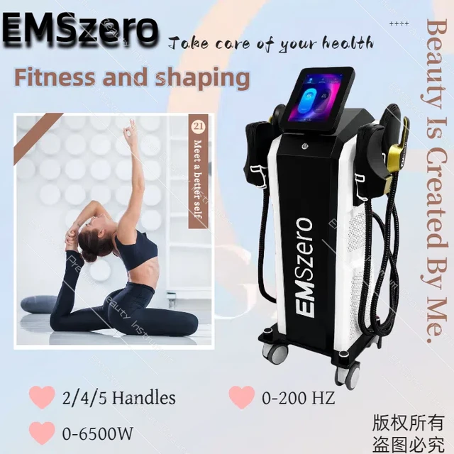 Emszero RF Nova 15 Tesla Hi-Emt Machine With Pelvic Stimulation Pad And 4 Radio Frequency Handles Option