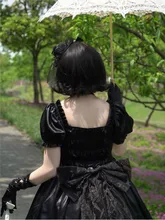  Bella Philosophy Women Vintage Princess Dress Satin Silky Lace Ruffles Bow Party Lolita Dress нарядные платья 2023 Pink dress 