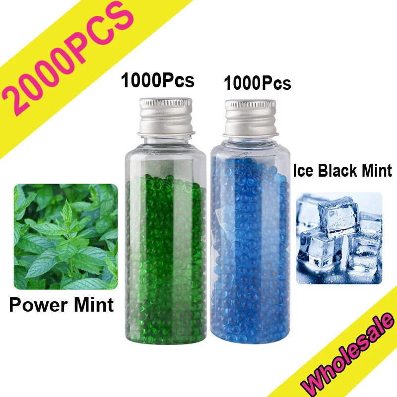 1000/2000 Balls for Cigarette Beads flavor Pops Mint Mixed Fruit