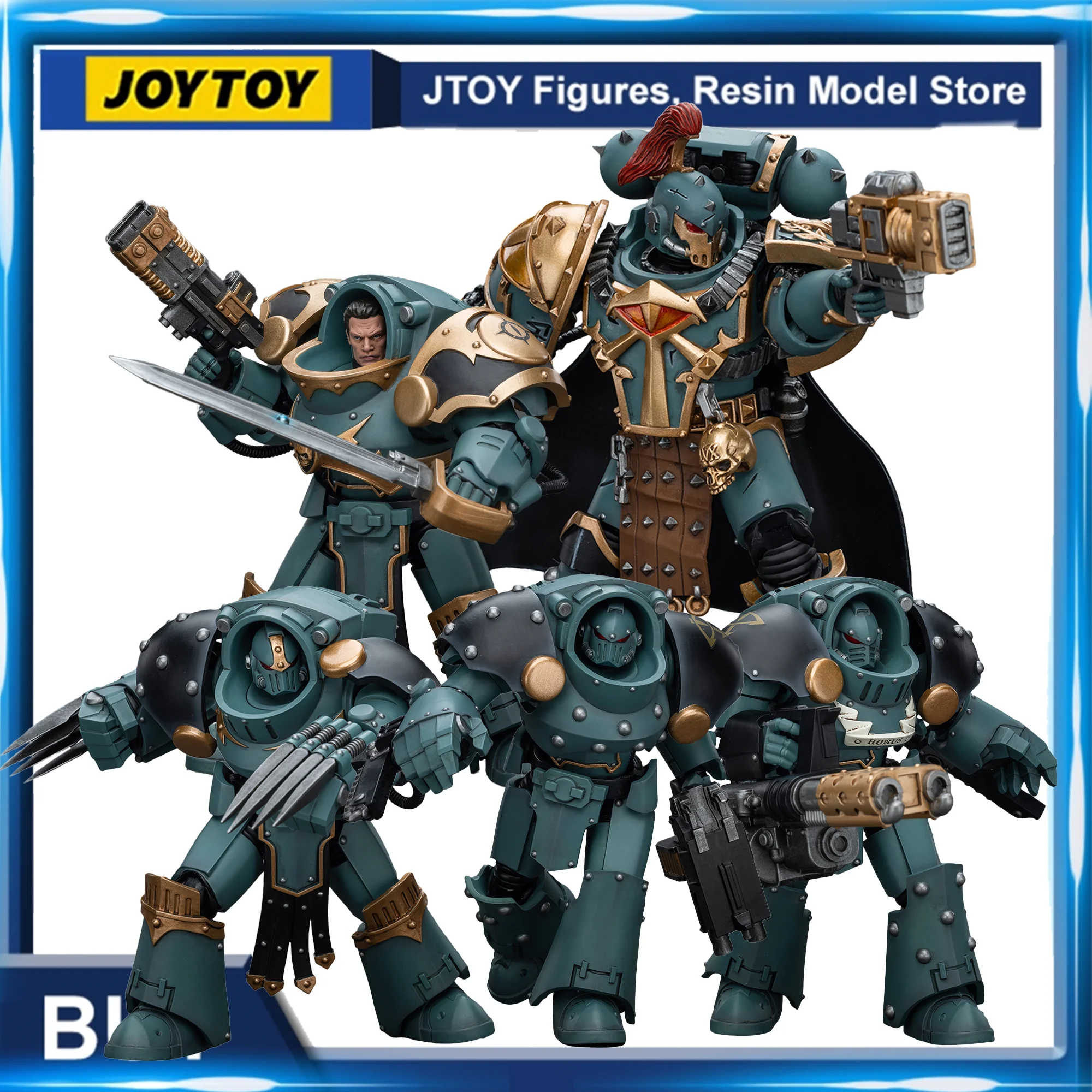 

[Pre-Sale]JOYTOY Warhammer The Horus Heres 30K 1/18 Action Figures Sons Of Horus Tartaros Terminator Squad Anime Model Toys Gift