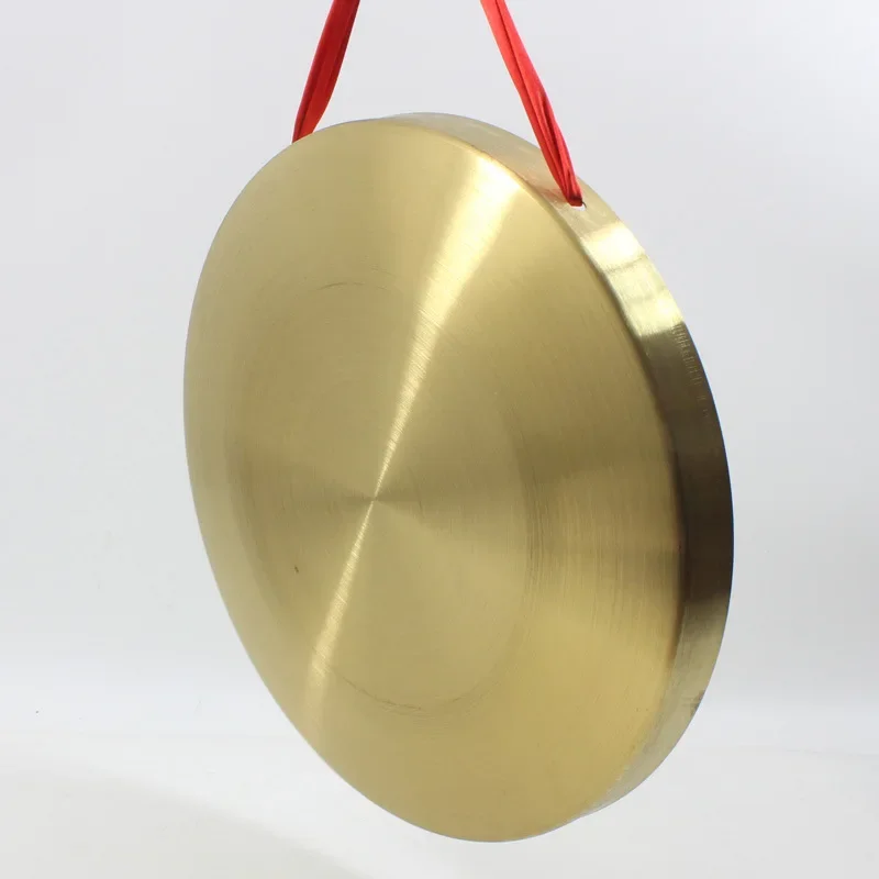 Diameter 22/32cm Chinese Copper Gong Hand Gong Opera Percussion Instruments with wooden Beater