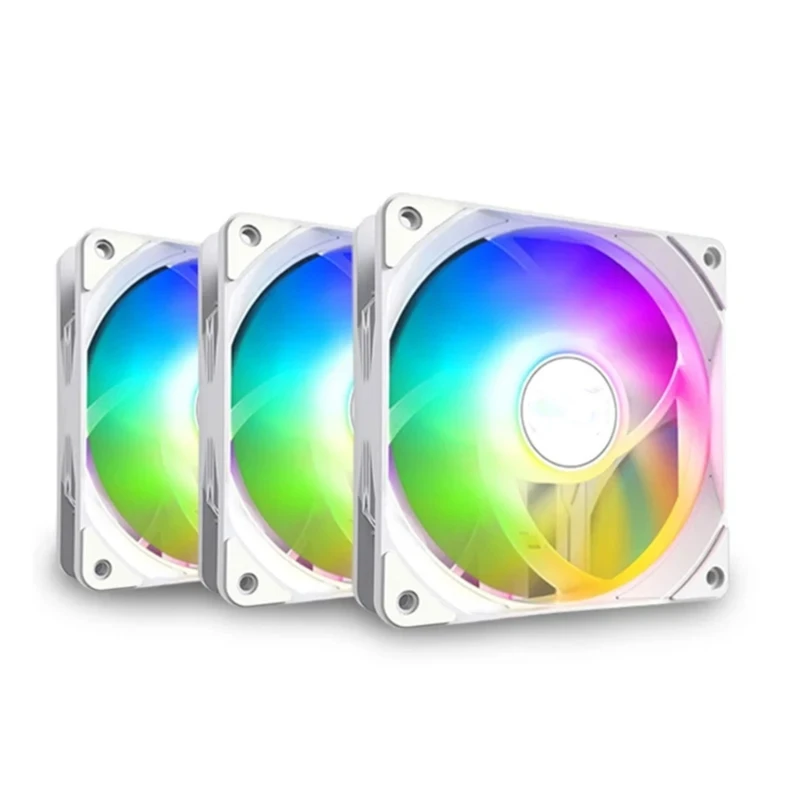 

CPU Fan 120mm ARGB Case Coolers Fan 5V 3Pin PWM Computer Fan 1800RPM Cooling Fan 51BE