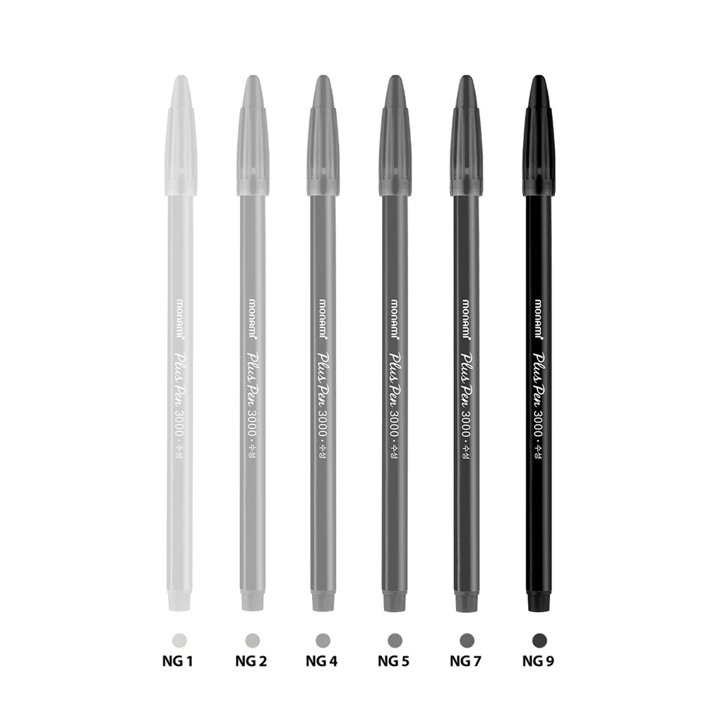 6pcs Cream Color Pens Set Plus Pen 3000 Pigment 0.4mm Art Marker Liner for  Highlighting Drawing Writing School A6904
