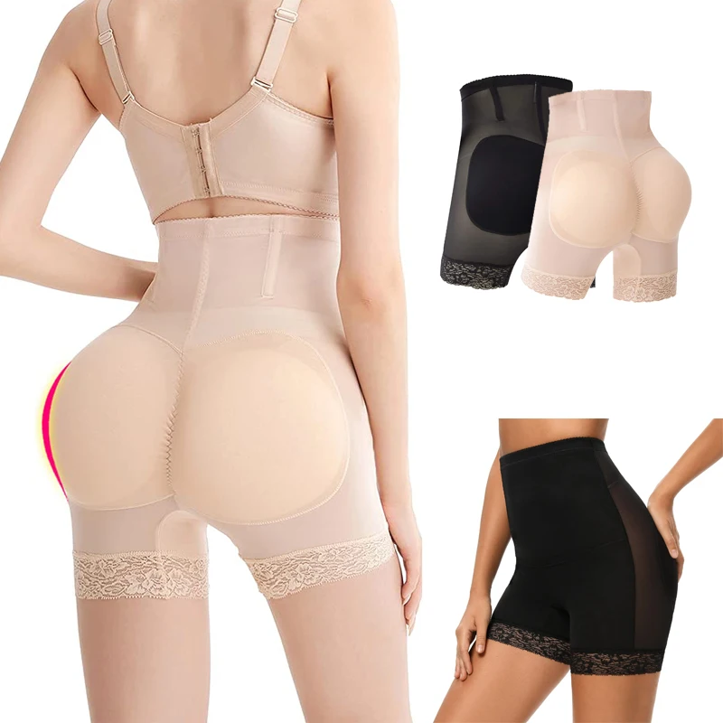 Women Showing Knickers Padded Butt Lifter Panties Hip Enhancer Shapewear  Boyshorts Body Shaper Seamless Booty Padded Underwear - AliExpress