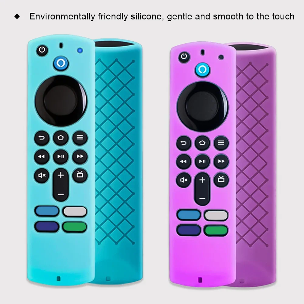 Silicone Remote Case Luminous Lightweight Shockproof Resistant for Amazon Fire TV Stick (3rd Gen) L5B83G Replacement Cover