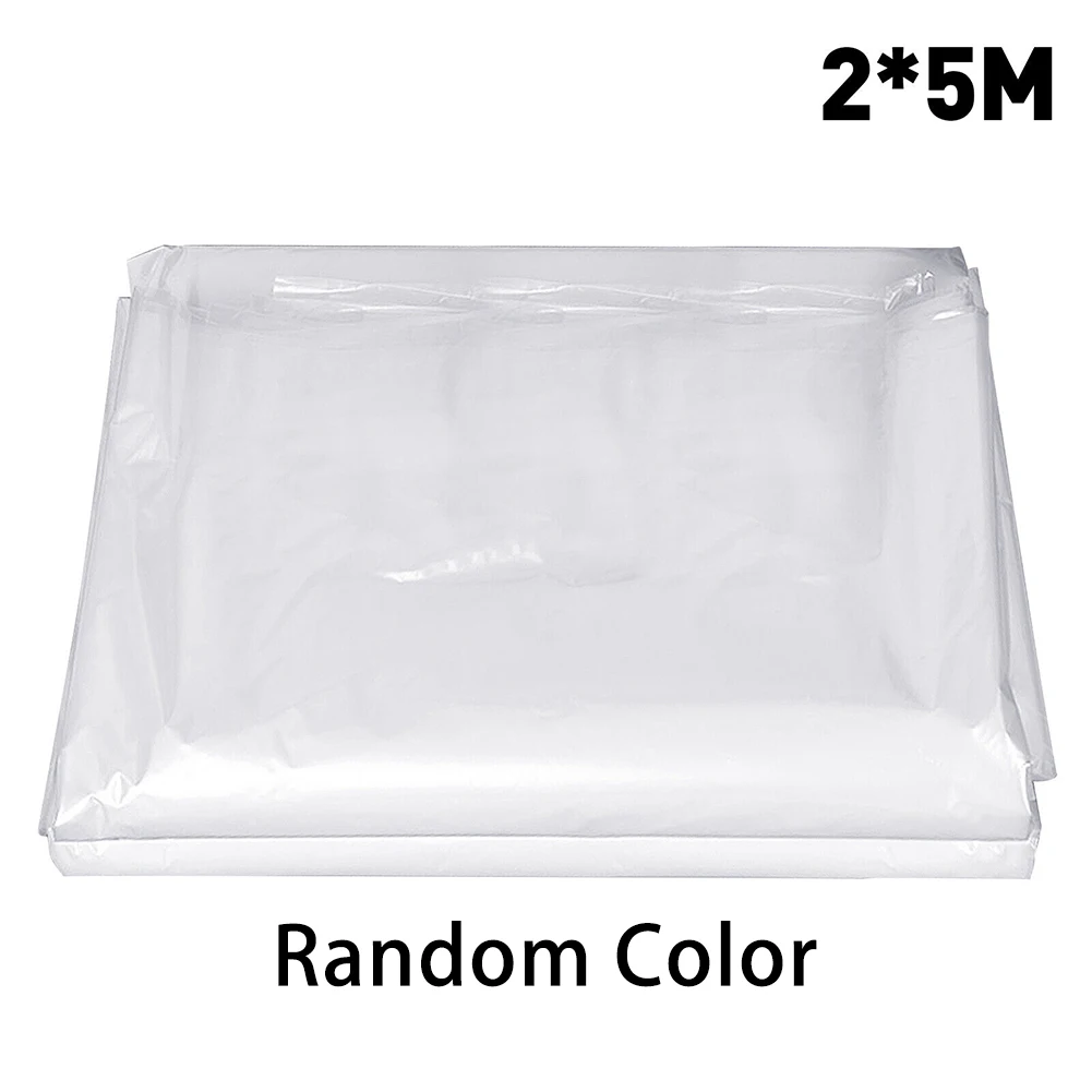 

5x2 Meters Plastic Sheeting Transparent Vegetable Greenhouse Agricultural Cultivation Cover Anti-UV Protect Film