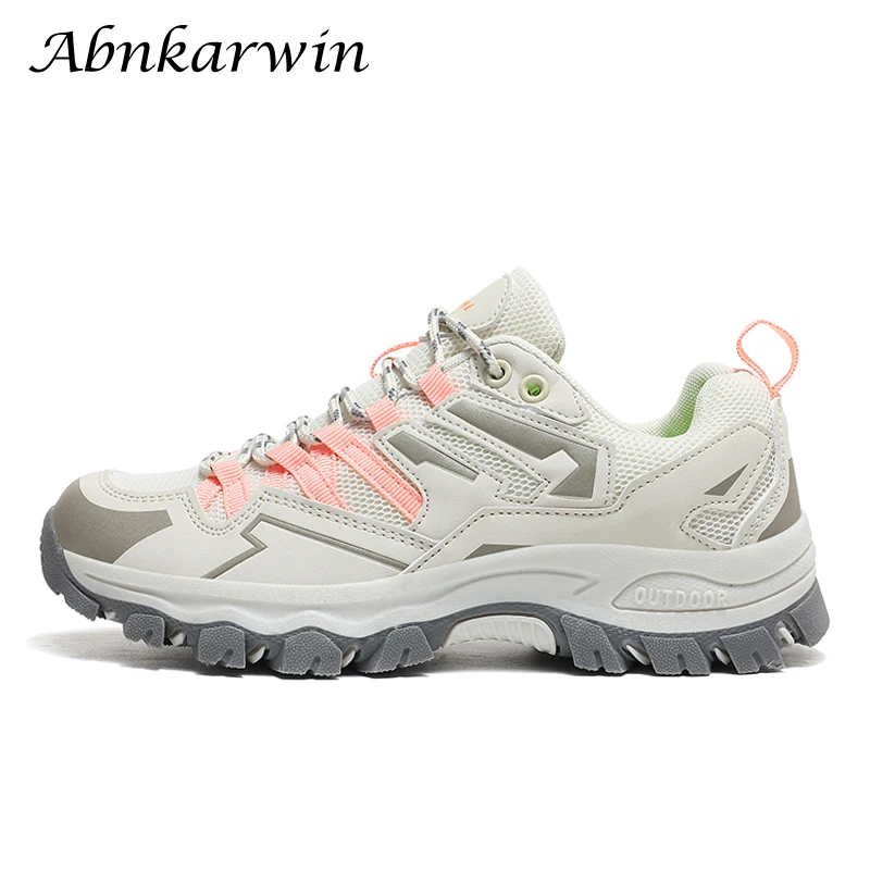 

Summer Hiking Shoes Women Mesh Breathable Outdoor Trekking Shoes 2023 New Climbing Mountain Sneakers Tracking Trail