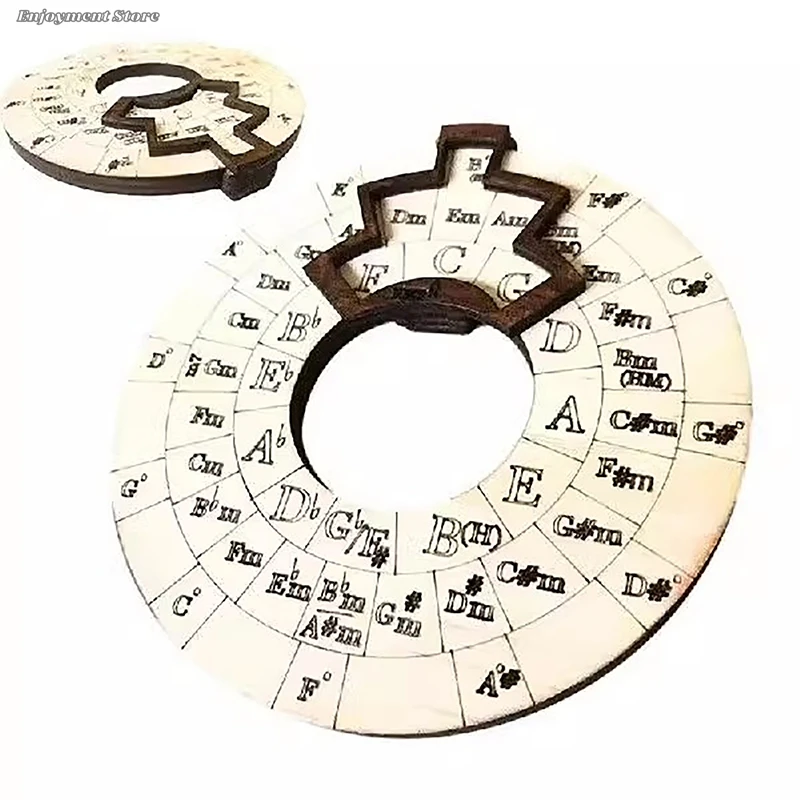 Music, Wooden Melody Tools, Wooden Tools, Musical Instruments, Entertainment Accessories 12.5*12.5*1.2cm