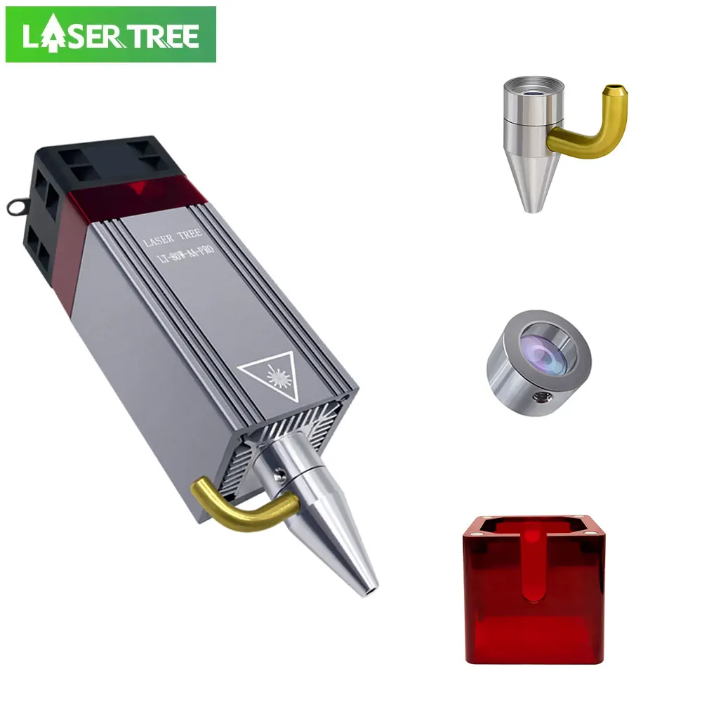 LASER TREE LT-80W-AA-PRO Laser Module Accessories Air Nozzle Eye Protective Cover Driver Board Sliding Plate Wood Working Tools laser engraving machine laser safety goggles