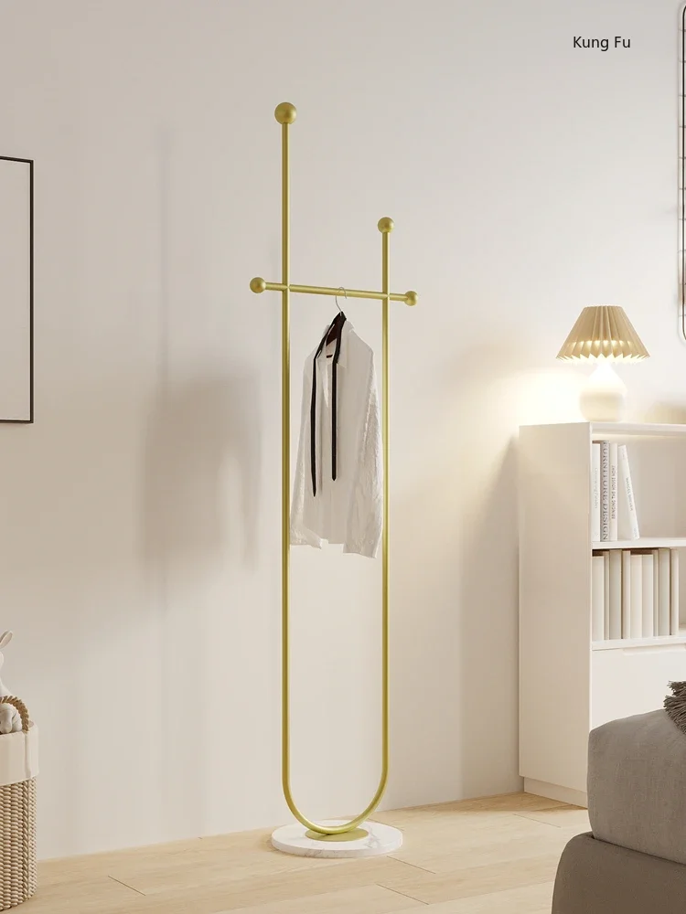 Household Simple Floor Clothes Rack Living Room Entrance Bag Coat Rack Modern Light Luxury 5