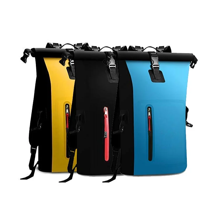 Outdoor Sports PVC Waterproof Rafting Bag Multifunctional Waterproof Bag Shoulder Outdoor Backpack 25L