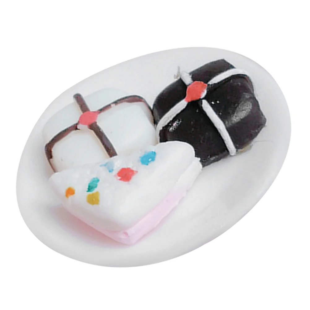 

Micro Landscape Mini House Dessert Cake Decor Food Prop Toys Pretend Ornament Resin Kitchen Scene Miniature
