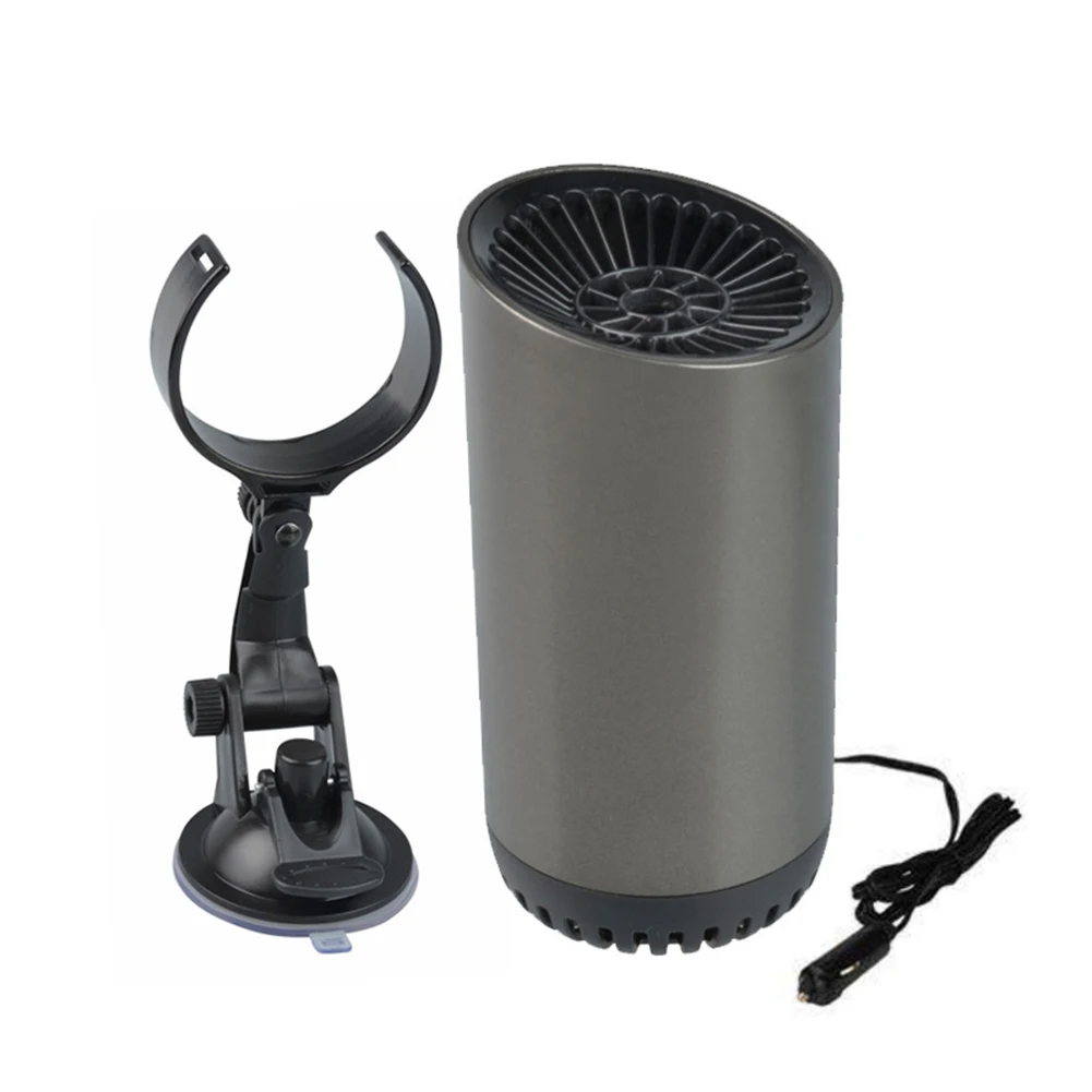 

Convenient Car Heater 12V USB Heating Fan Defogger Defroster Demister Adjustable Angle Bracket Ideal for Winter Drives